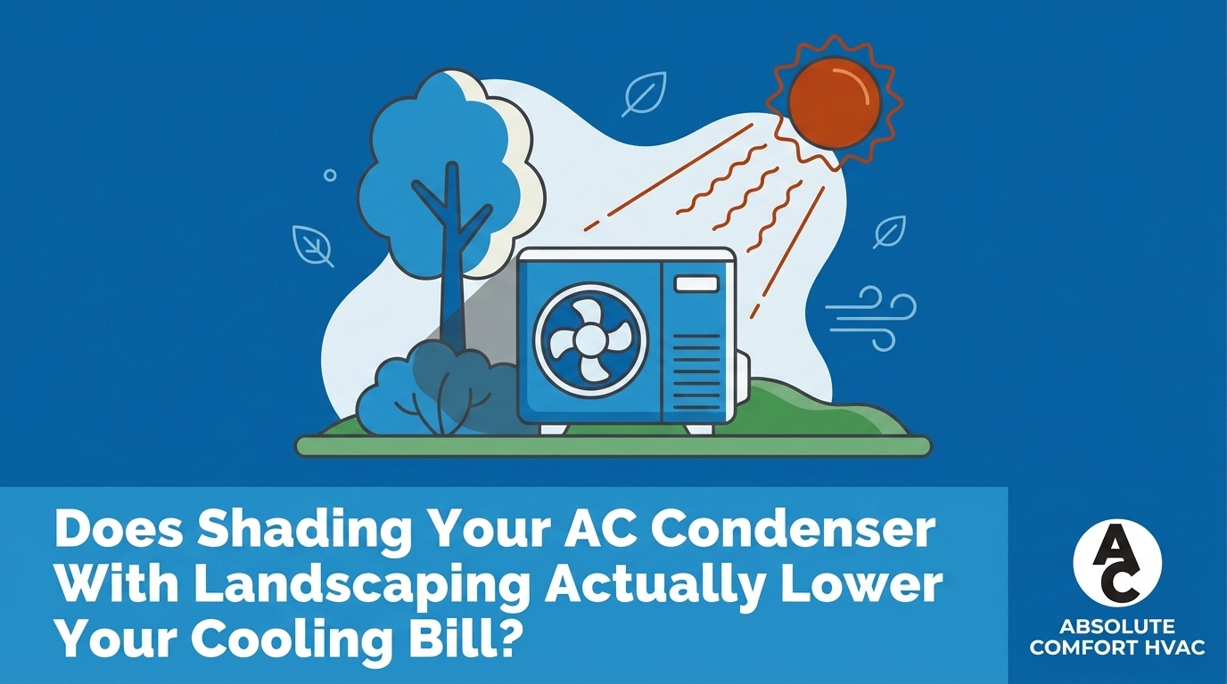 Does Shading Your AC Condenser With Landscaping Actually Lower Your Cooling Bill? — featured image